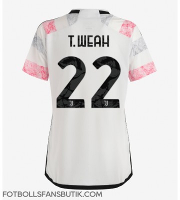 Juventus Timothy Weah #22 Replika Bortatröja Damer 2023-24 Kortärmad